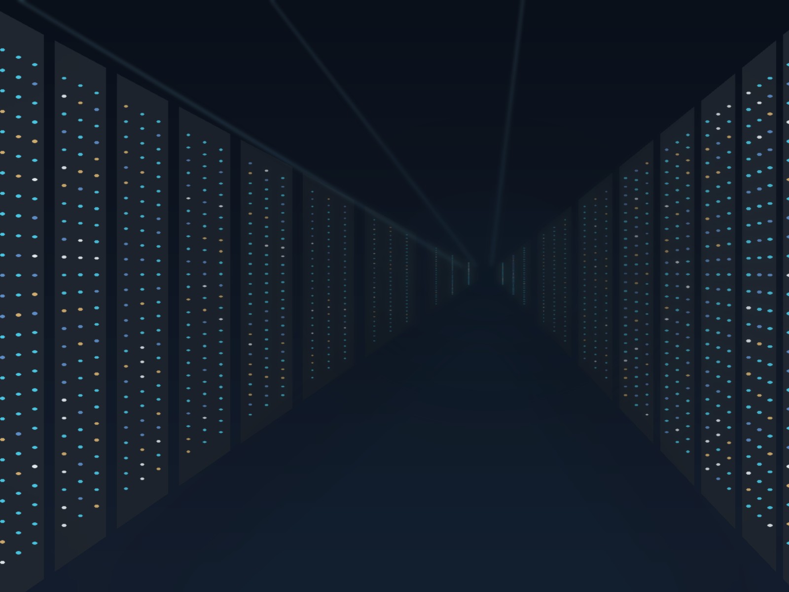 Data hall server racks